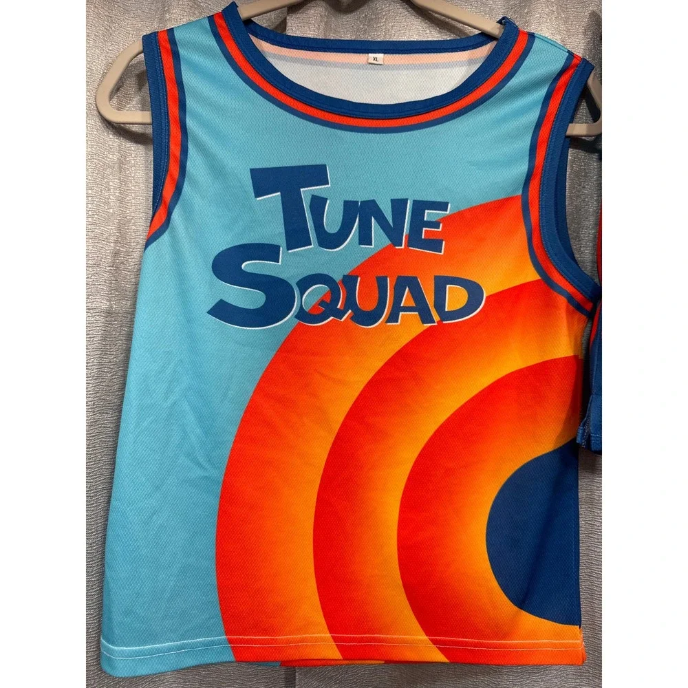 Kids Tune Squad‎ Bugs Bunny Basketball Jersey and Shorts Set Blue XL Space Jam